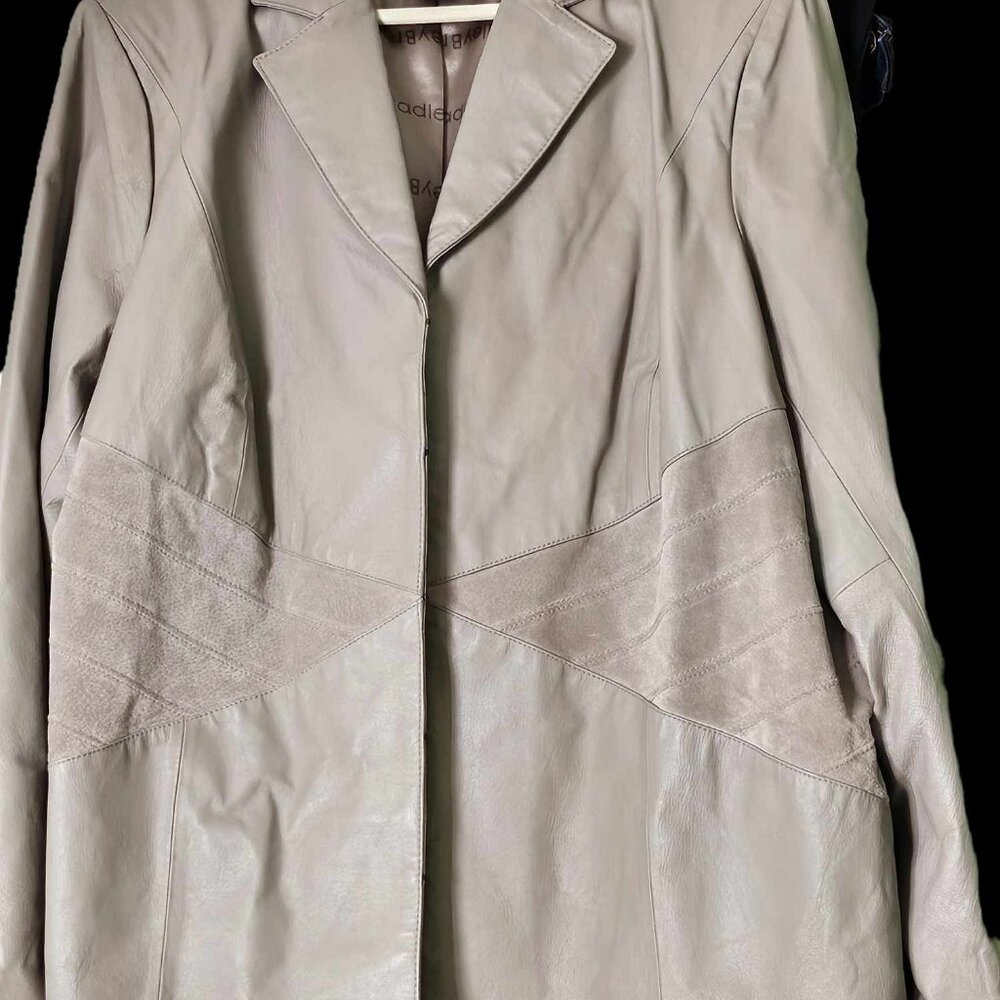 Tan 100% Leather Jacket